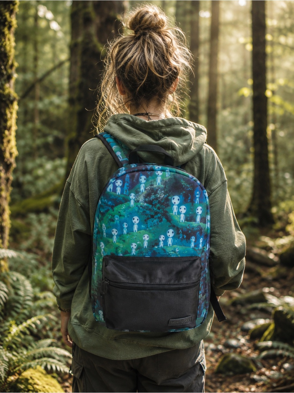 Official Studio Ghibli Princess Mononoke Kodama Backpack by BioWorld Anime